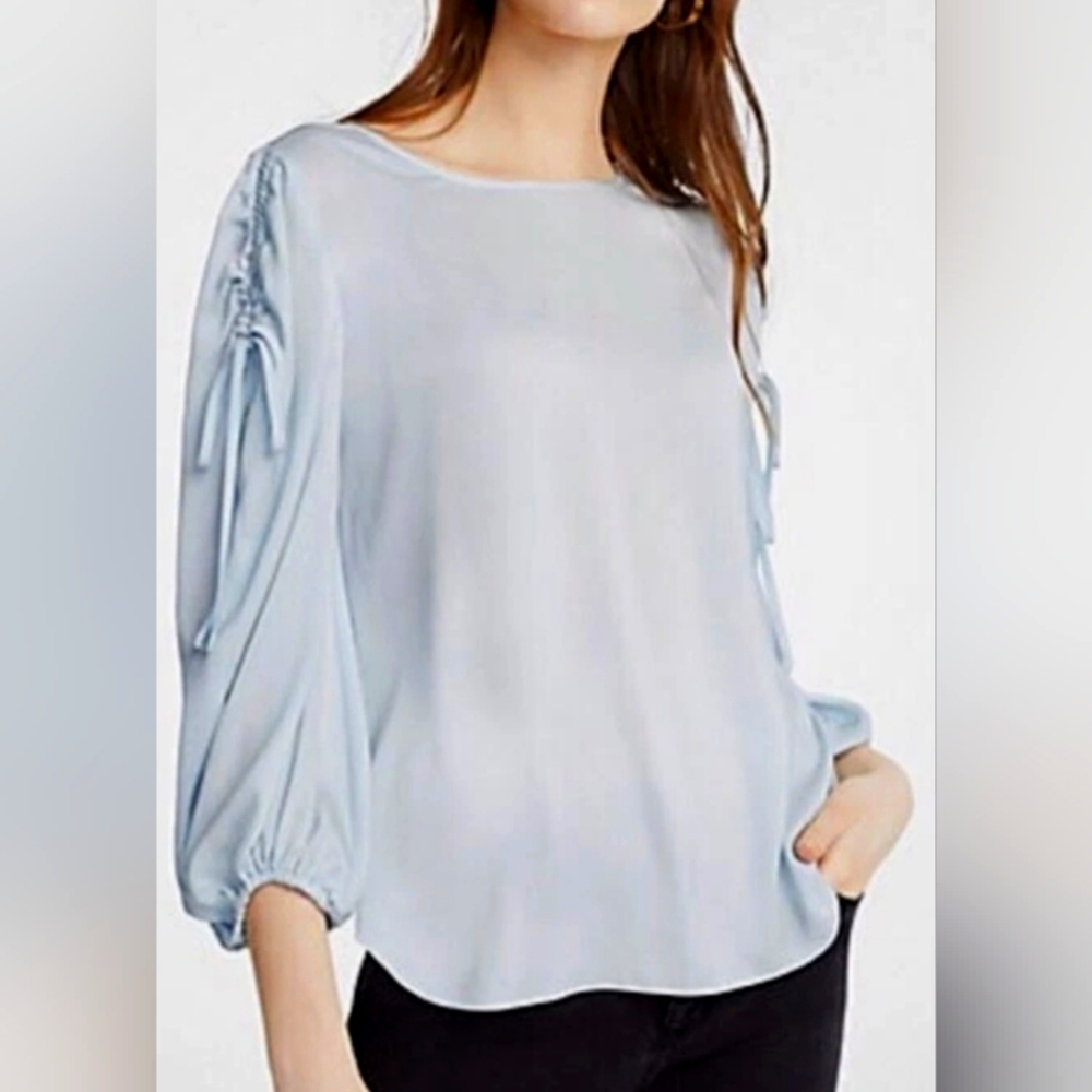 Ann Taylor Light Blue Blouse